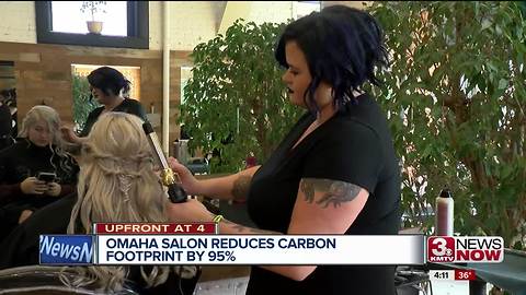 Salon reduces carbon footprint