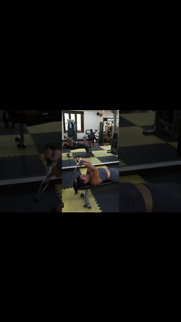 Cable Lying Triceps Extension May Tita