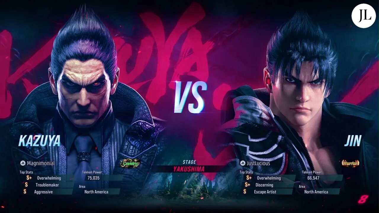 TEKKEN 8 - Kazuya vs Jin (FT2) (Closed Network Test)