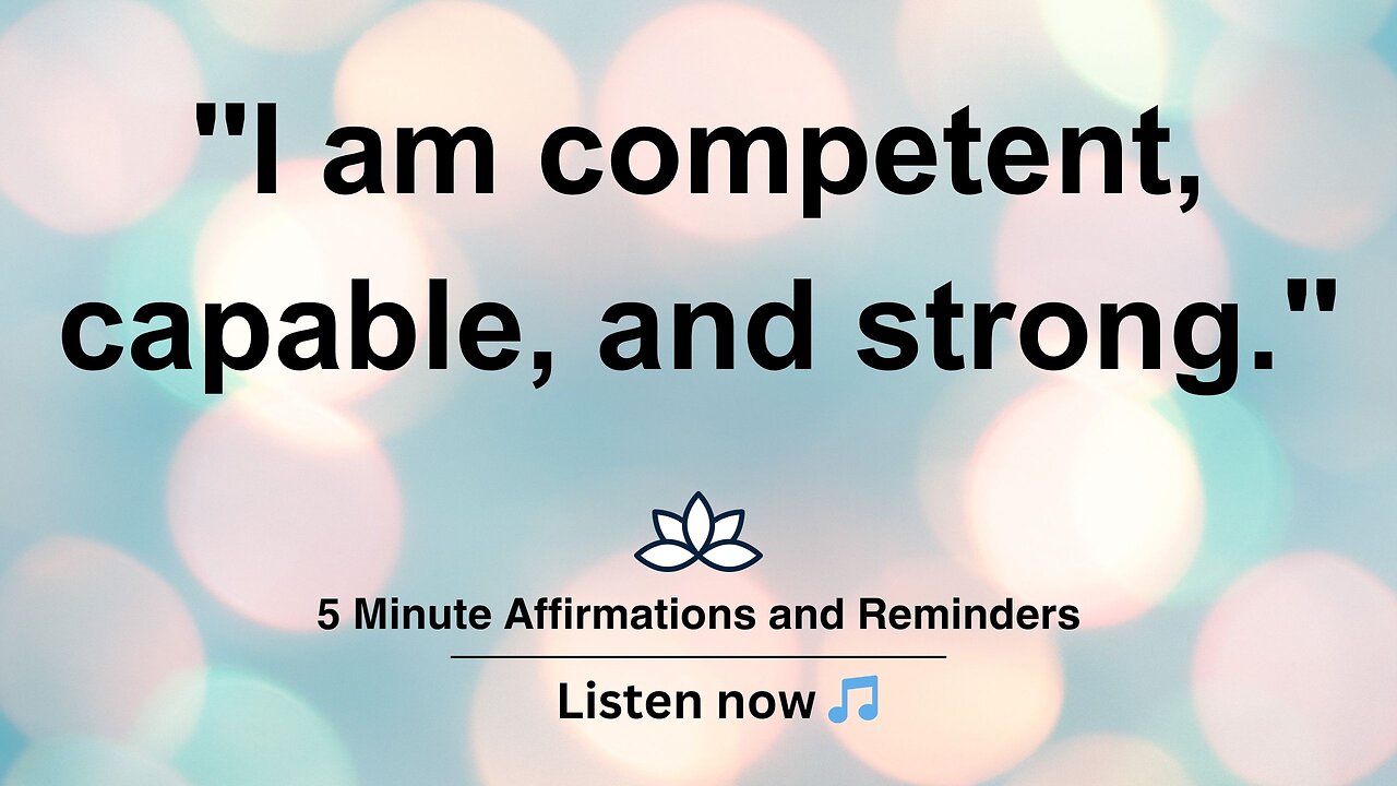 🙏🏼Affirmations for Social Anxiety. 5 Minute Affirmations