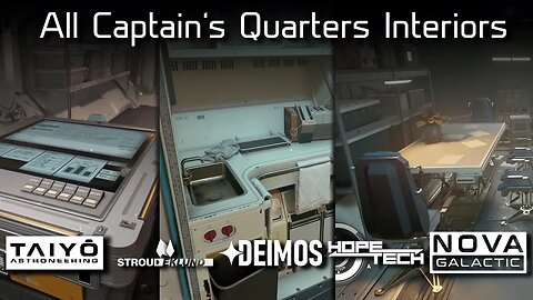 All Captain's Quarters Showcase | Starfield