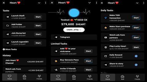 Heart Airdrop | Get Free 500 000+ $HEART Tokens For Using My Link | New Telegram Crypto Mining Bot