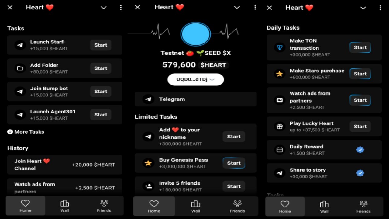 Heart Airdrop | Get Free 500 000+ $HEART Tokens For Using My Link | New Telegram Crypto Mining Bot