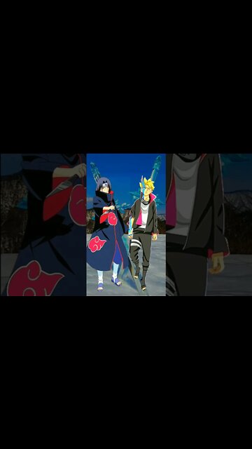 Boruto Melawan Itachi - Siapa paling kuat.#shorts