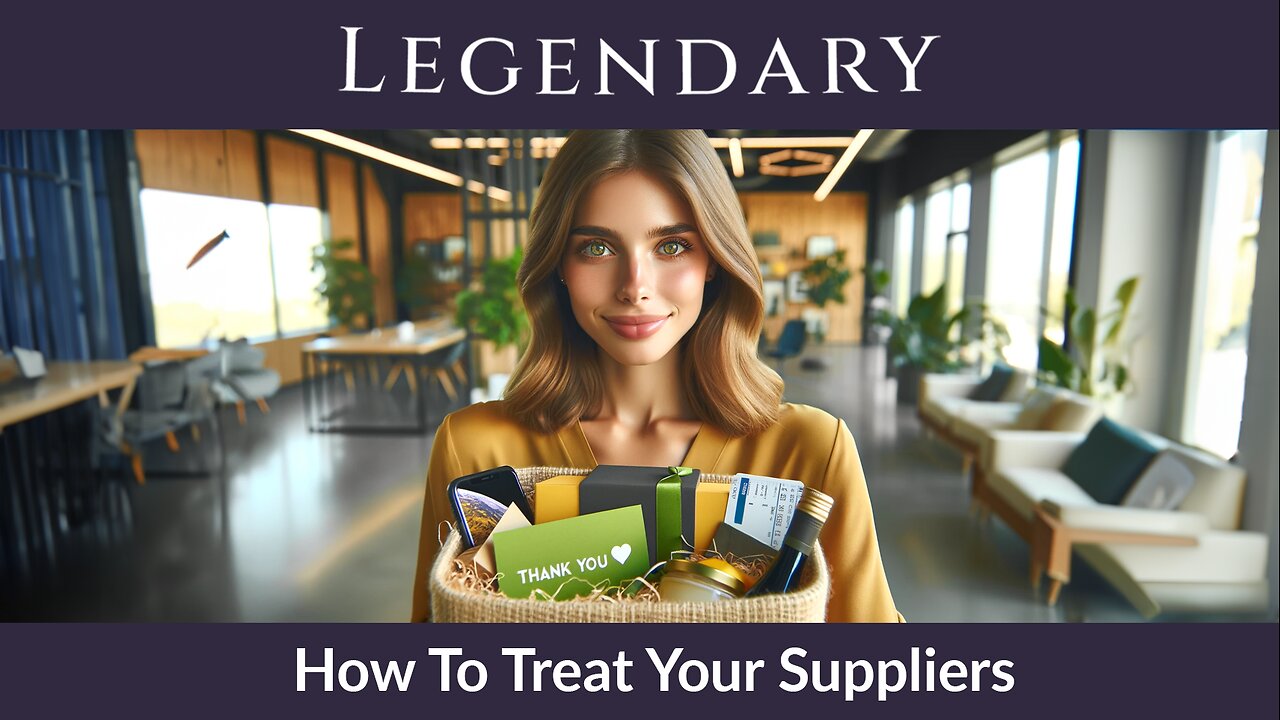 How To Treat Your Suppliers