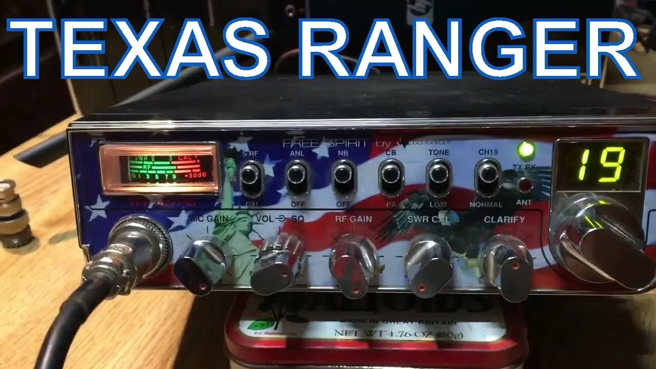 I FOUND A TEXAS RANGER: FREE SPIRIT CB RADIO