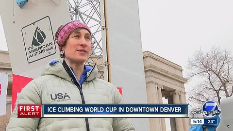 The Ice Climbing World Cup Finals & Barbegazi Winter Festival is coming to Denver this weekend