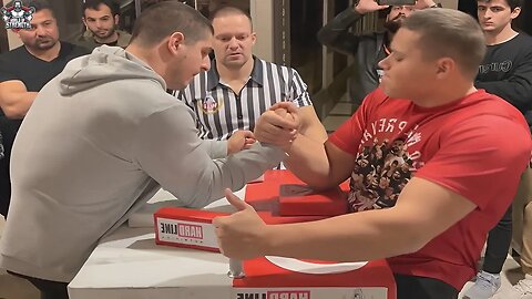 The Bulgarian Armwrestling Champion Yordan Tsonev