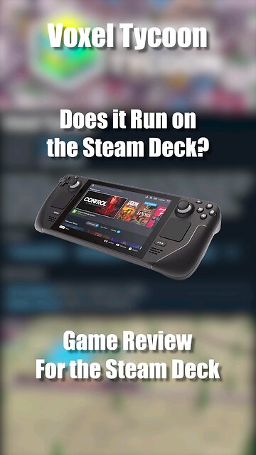 Voxel Tycoon on the Steam Deck