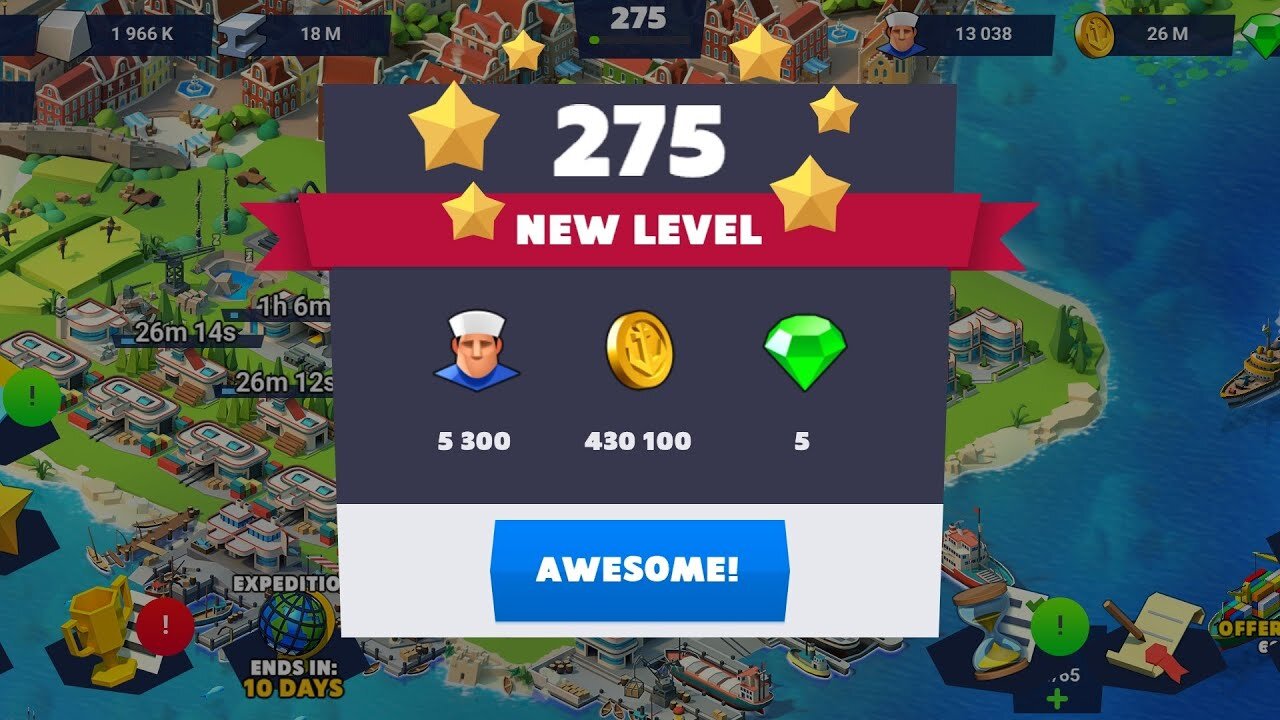 Seaport Level 274 gameplay