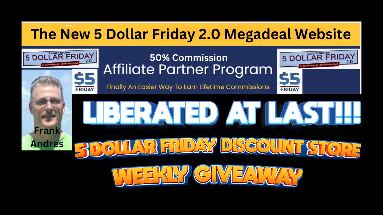 The New 5 Dollar Friday 2.0 Megadeal Website