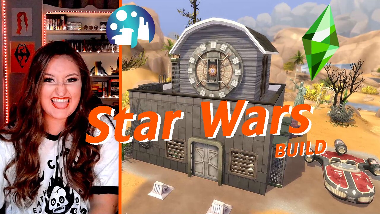 I worked with what I had... The Sims 4 Star Wars Build [No CC]