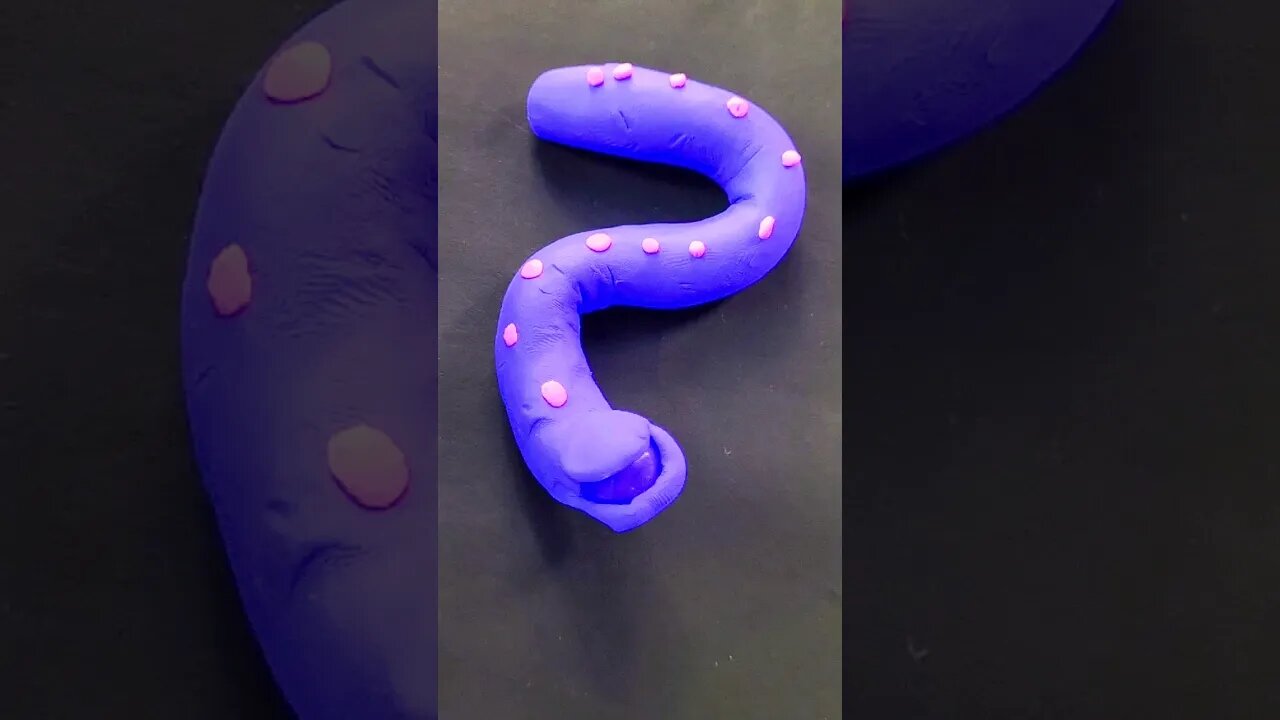 Clay Snakeππππ#clay #snake #fun #asmr #shortvideo