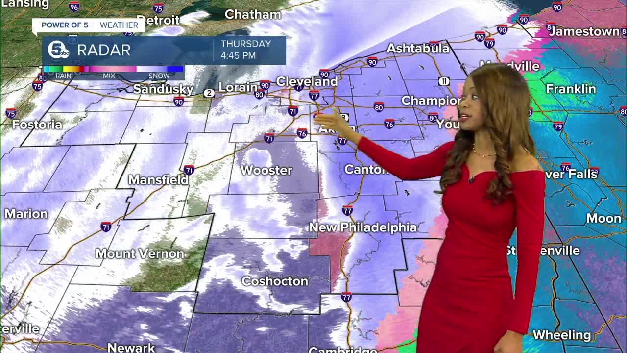 Dec. 24 5 PM top of the show weather hit