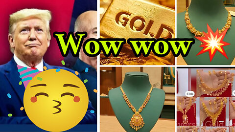 Gold analysis |breakingnews |Wonder design in gold |