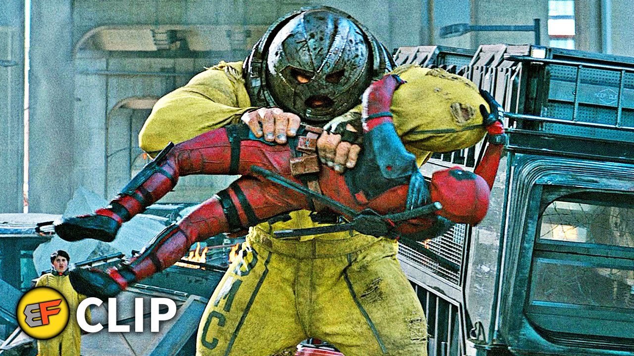 Deadpool Encounters Juggernaut "I'm Gonna Rip You In Half Now" Scene | Deadpool 2 (2024) Movie Clip