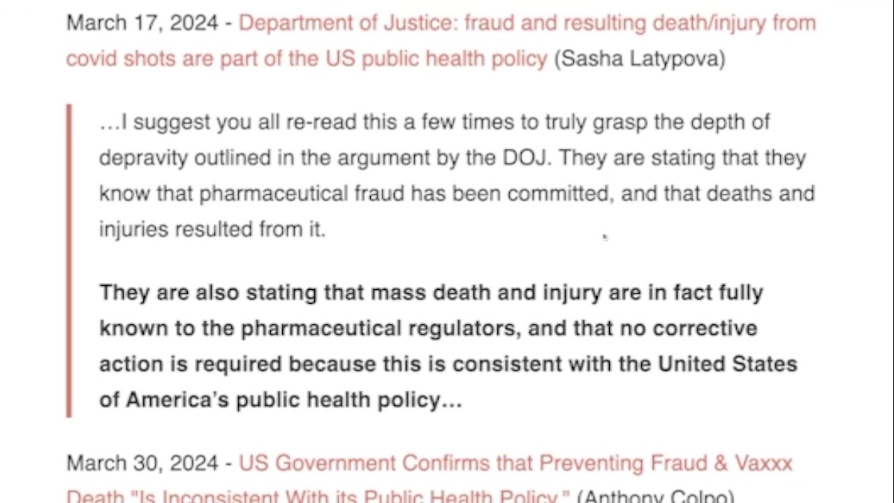 Death as Public Health Policy