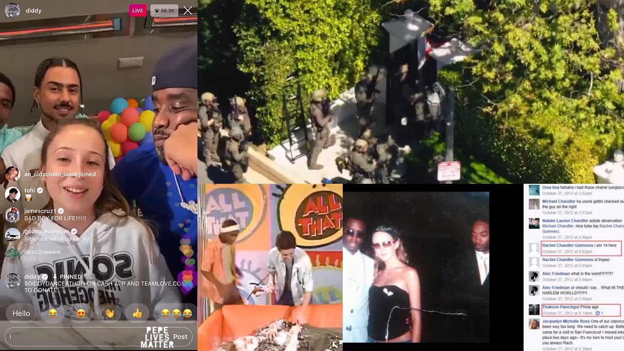 This video of Diddy with his "newly adopted white girl" needs to be questioned now...