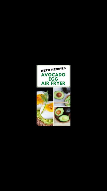 keto recipes | avocado egg in the air fryer | low carb | low carb diet | low carb recipes #Shorts