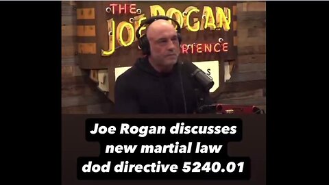 🚨 Joe Rogan Discusses New Martial Law "That is F-ing Terrifying!" 10/27/24