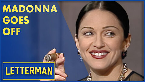 Madonna Comedy Skits: The Infamous F-Bomb Marathon—Madonna Vs. David Letterman! | Madonna Saga