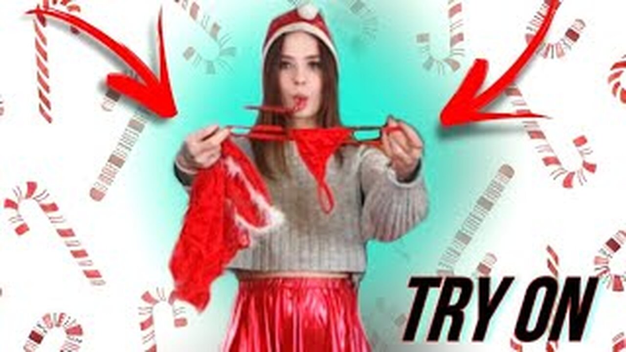 Try on beautiful transparent robes: Christmas outfits