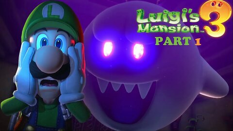 Ghost Scare Luigi in {Luigi's Mansion 3} Let's Play Part 1