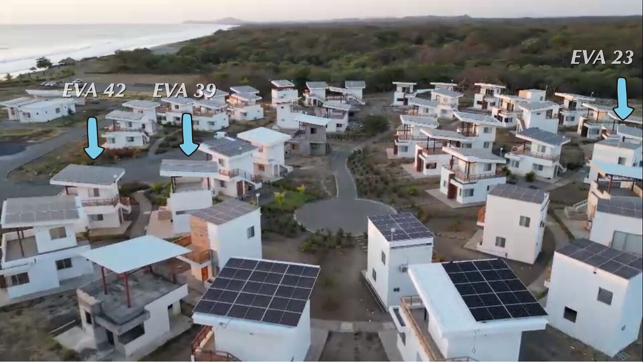 Off Grid Solar Power Tiny Homes For Sale On The Beach In Gran Pacifica, Asuchillo Beach, Nicaragua