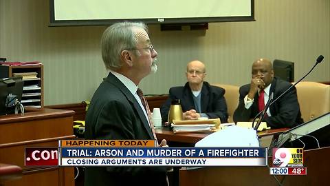 Closing arguments in arson, murder trial over Hamilton firefighter's death