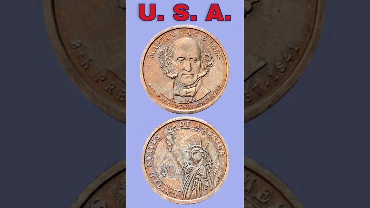 U. S. A. 1 dollar 2008.#shorts #coinnotesz