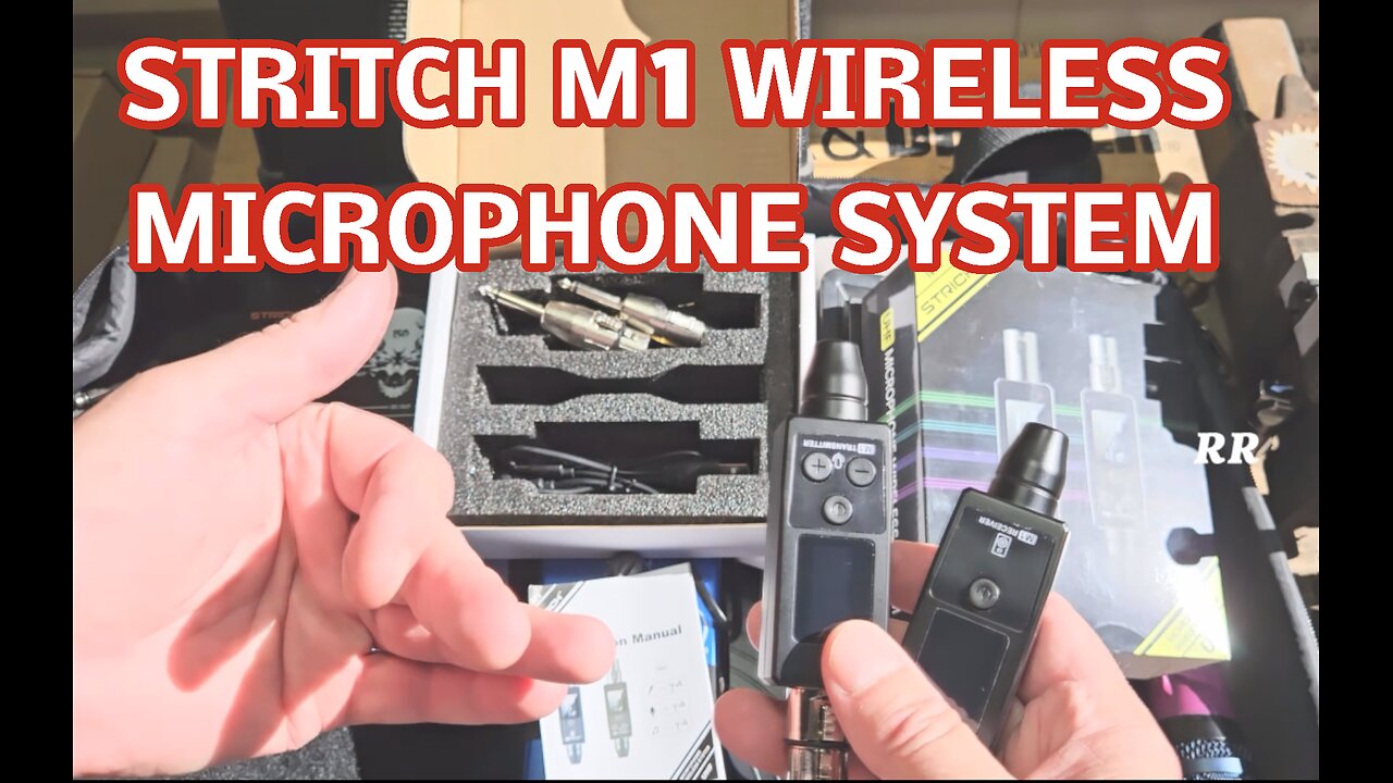 STRICH M1 Wireless Mic System Walkthrough, Setup and Test