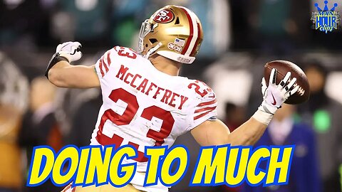 Christian McCaffrey being used Too much?