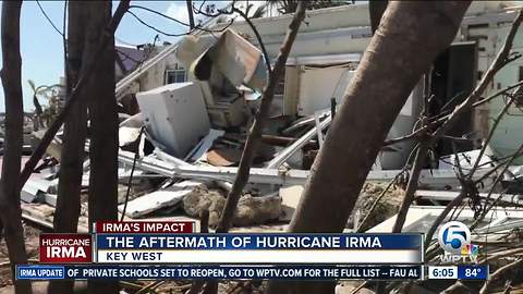 Damage extensive in Florida Keys from Hurricane Irma