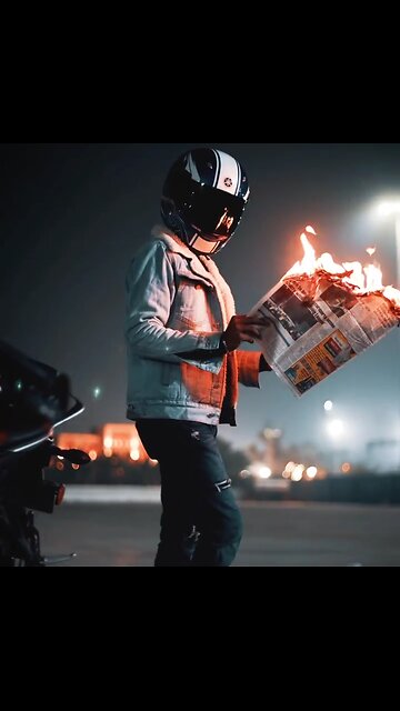 Viral Photoshoot Of Rider With Fire 🔥