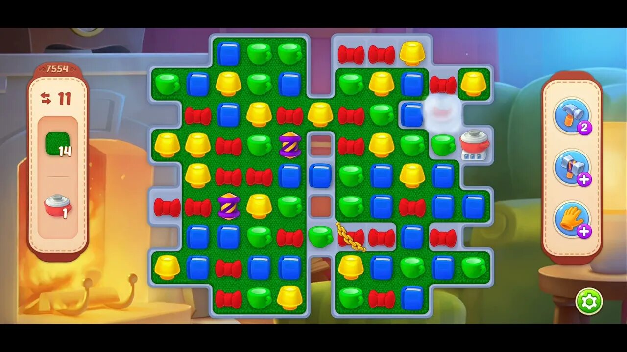 Playrix Homescapes Gameplay Walkthrough Level 7554