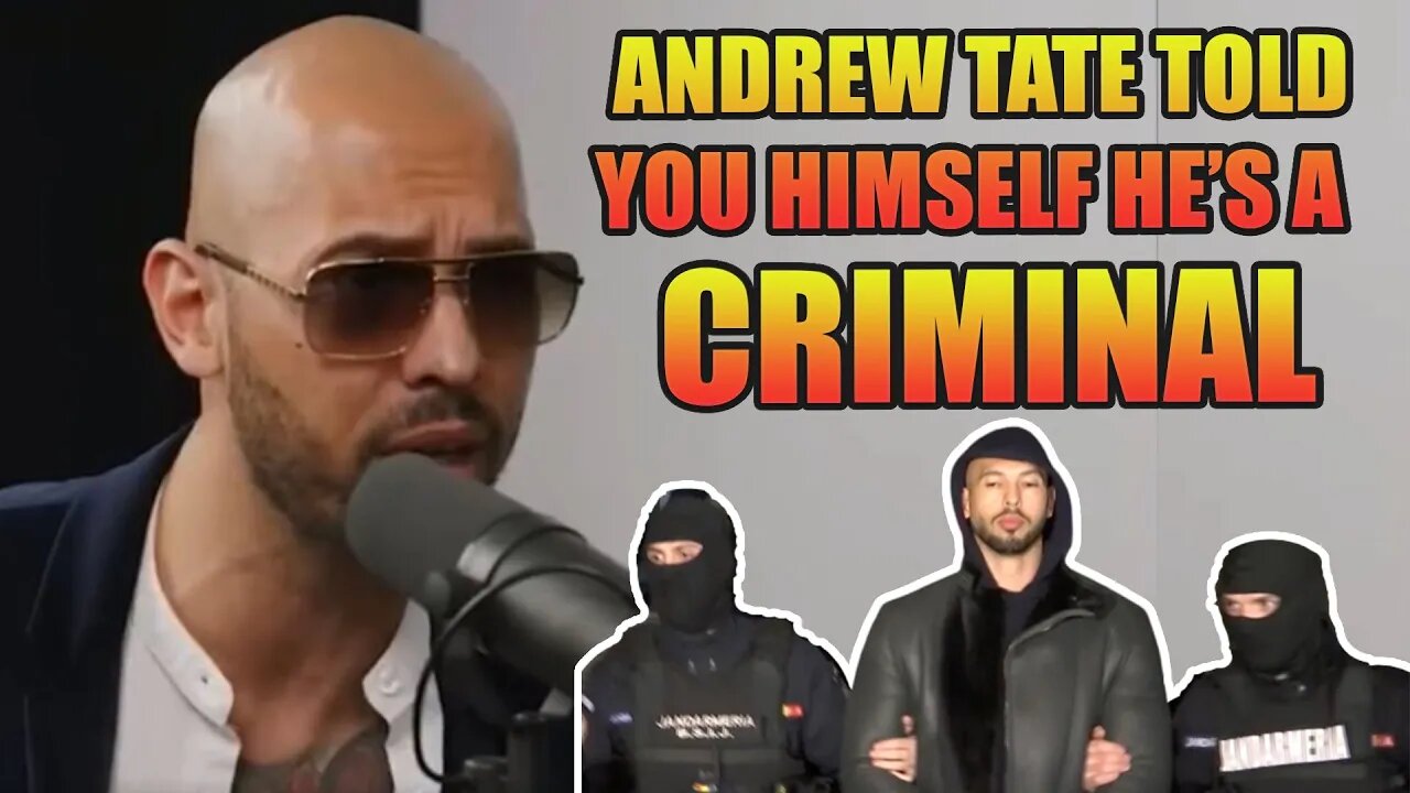 ANDREW TATE SNITCHED ON HIMSELF ....... THE PROFESSIONAL SELF SNITCHER