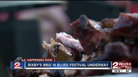 'BBQ' n Blues Festival underway in Bixby