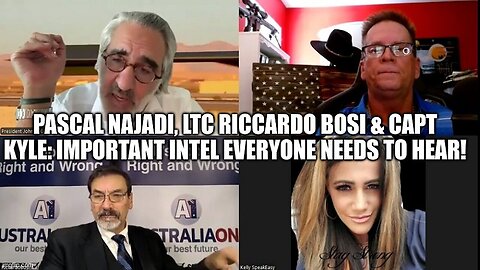 Pascal Najadi And LTC Riccardo Bosi - Important Intel Everyone Needs To Hear - August 6..