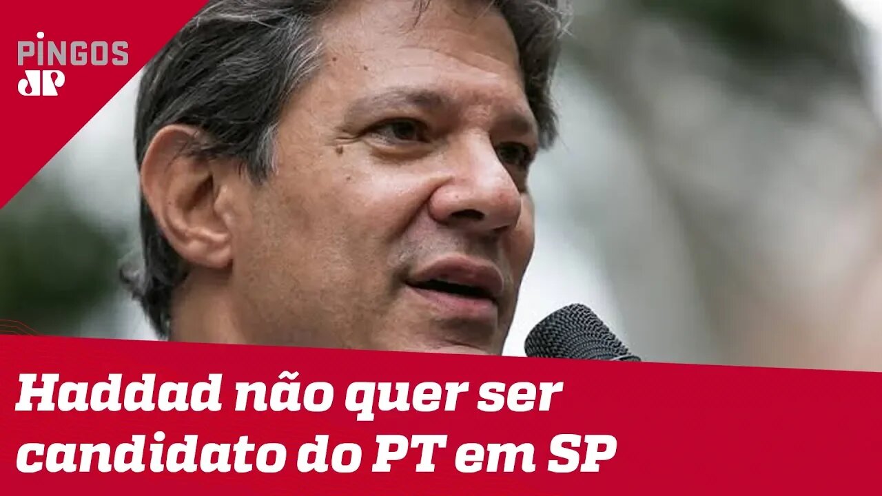 Haddad se recusa a perder mais uma eleição