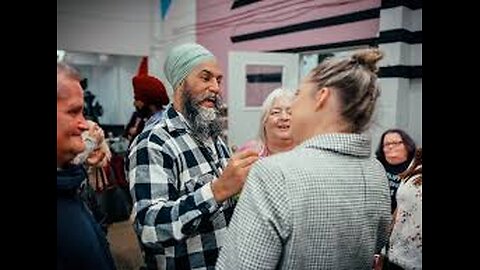 Jagmeet Singh trying to be a thug! Compensation? He'll walk up to the wrong person if he ain't careful!