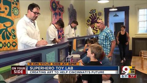 Northside toy lab helps kids create superheroes