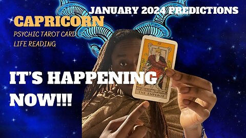 CAPRICORN - “I THINK YOU’ll LIKE WHAT’S HAPPENING NEXT!!!” JANUARY 2024 🐐🪐 PREDICTIONS READING