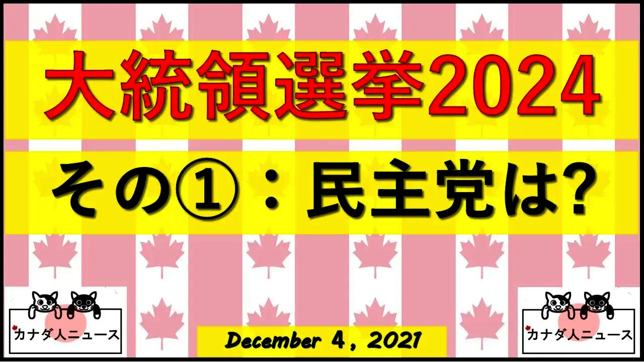 大統領選挙2024①民主党は？ヒラリー？オバマ？バイデン？ハリス？