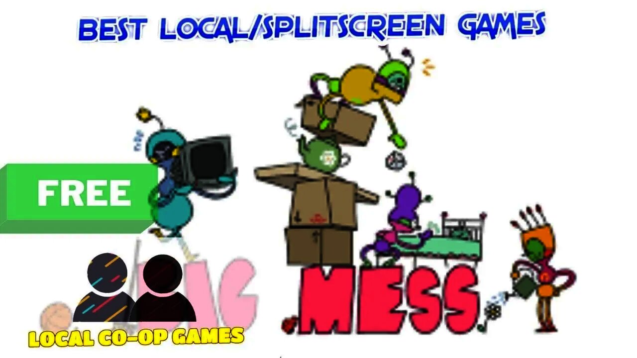 Big Mess [Free Game] - How to Play Local Multiplayer [Gameplay]