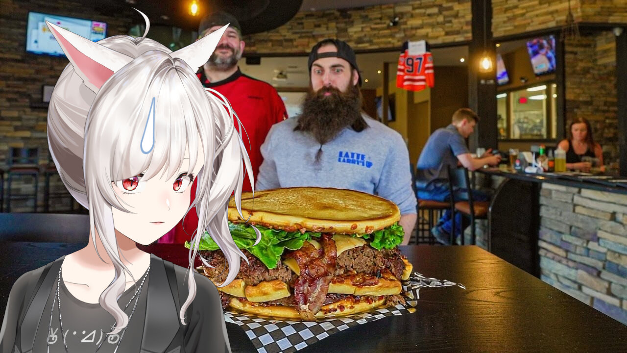 The Burgatory Challenge || Bearmeetsfood react