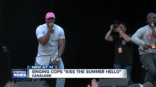 Buffalo's "Singing Cops" debut new single at Kiss the Summer Hello concert