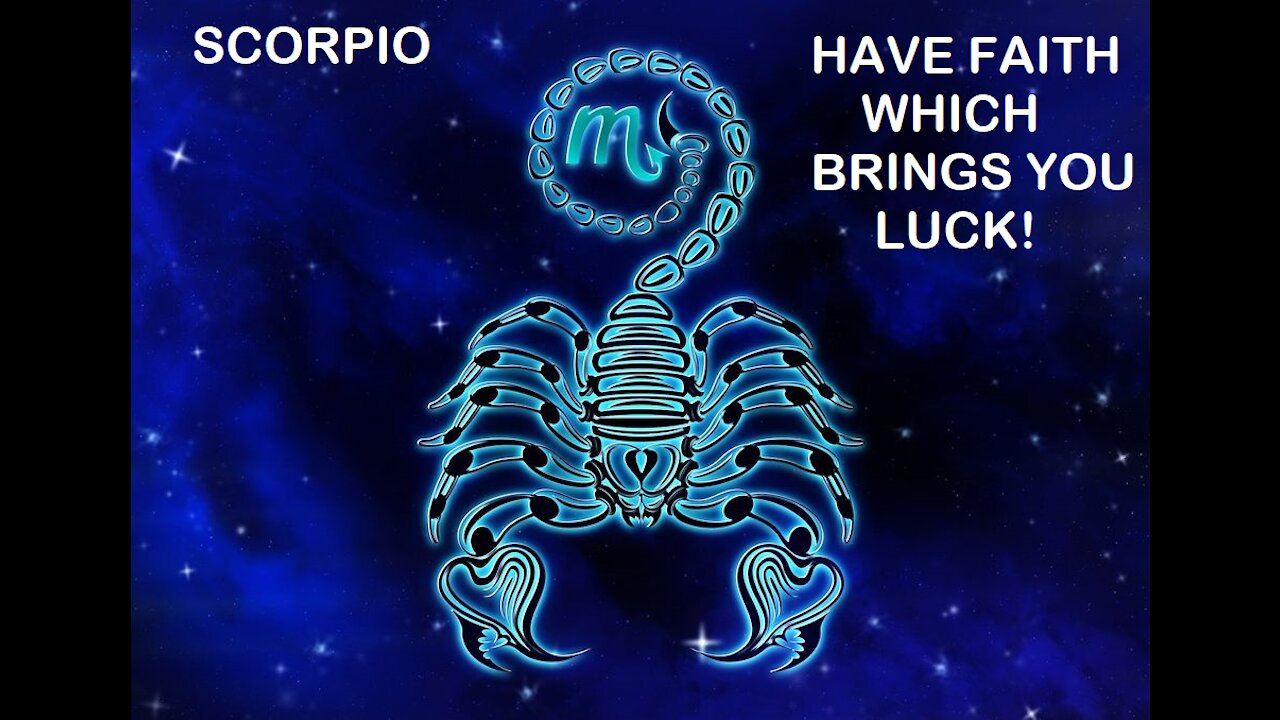 SCORPIO TILL END OF DECEMBER