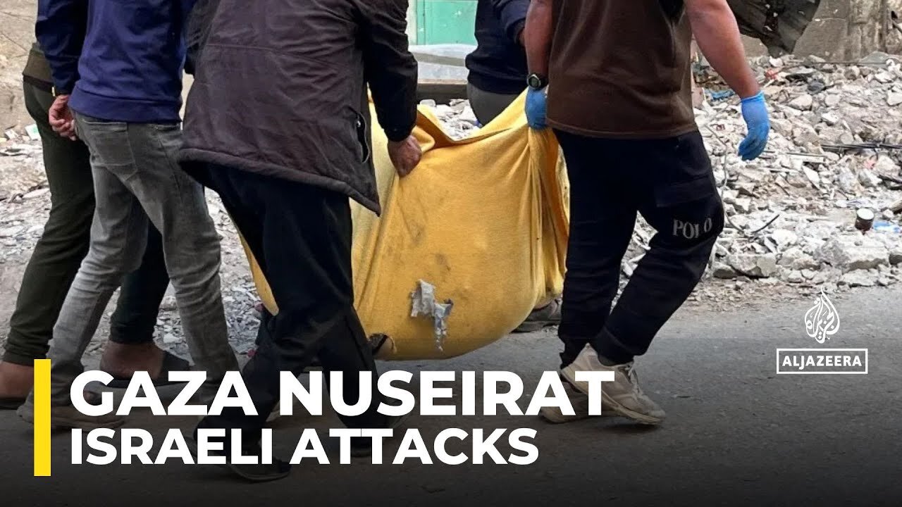 At least 14 killed in Israeli attacks on central Gaza's Nuseirat: AJE correspondent