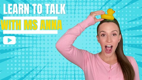 Learn With Miss Anna - Baby and Toddler Learning Video - First Words & Spatial Concepts