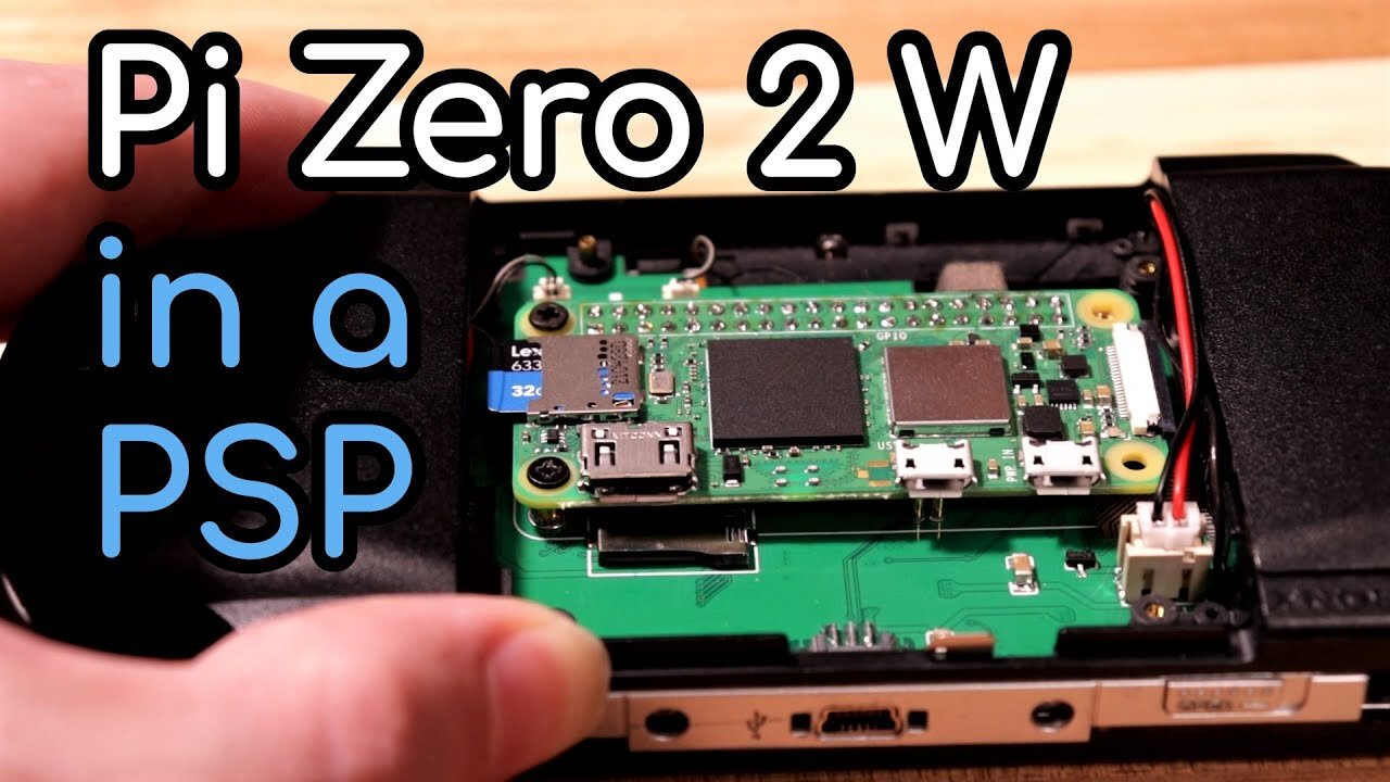 Raspberry Pi Zero 2 W in the PSPi Zero Version 5